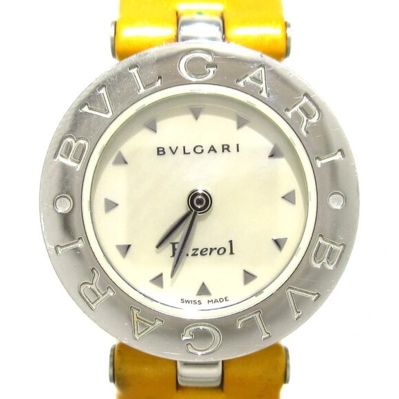 Auth BVLGARI B-zero1 BZ22S D***** Gold Women's Wrist Watch - Picture 1 of 8